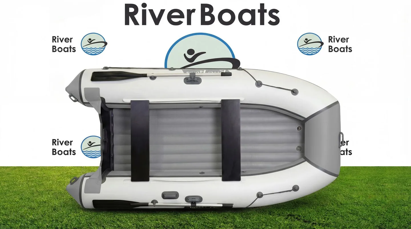 Лодка ПВХ River Boats RB-330 НДНД, цвет Серо-белый