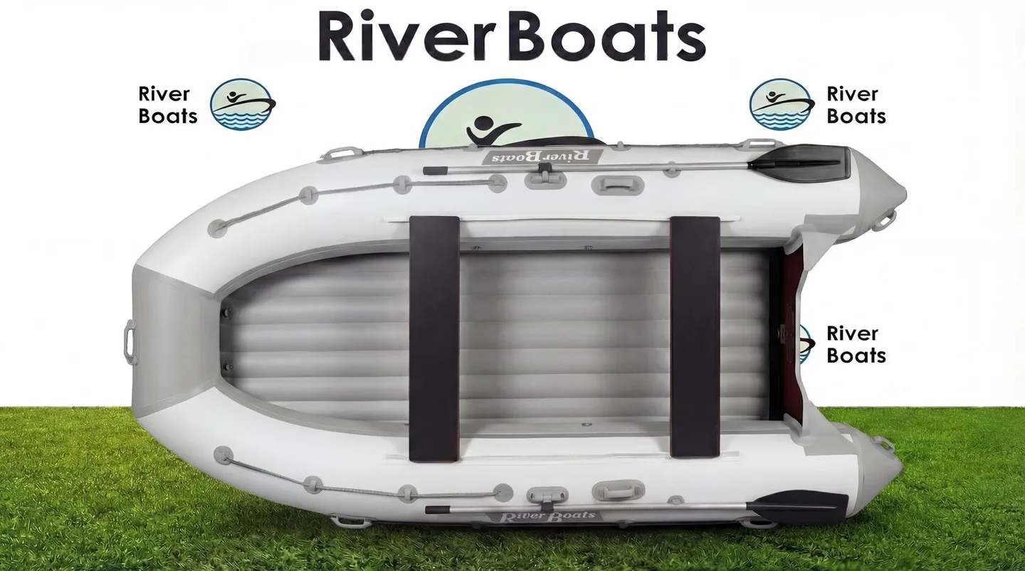 Лодка ПВХ River Boats RB-390 НДНД, цвет Серо-белый